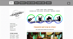 Desktop Screenshot of faders.ca